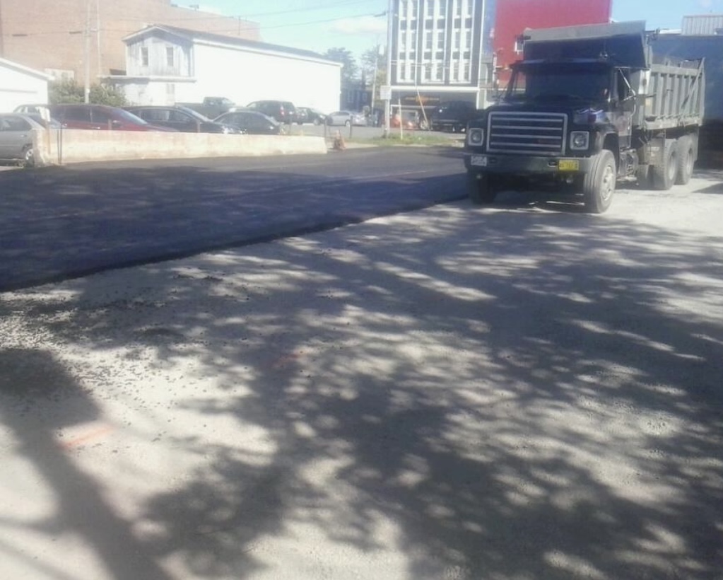 Fresh Asphalt Surface